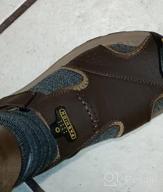 img 1 attached to Waterproof Men'S Leather Hiking Sandals With Closed Toe, Ideal For Outdoor Activities, Athletic Sports, Fishing, And Beach - VISIONREAST Athletic Water Sandals review by Greg Boulden