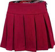 👗 flexible, stylish girls' uniforms: bienzoe stretchy pleated adjustable skirts & skorts logo