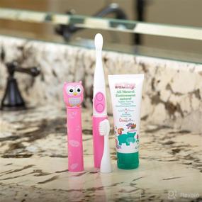 img 2 attached to 🦷 Nuby Electric Toothbrush Animal Character: Fun and Effective Dental Care for Kids!