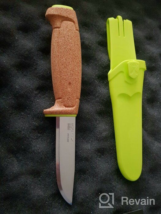 img 2 attached to Fixed knife MORAKNIV Floating Knife (S) lime green review by Edyta Suska ᠌