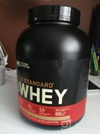 img 2 attached to Optimum Nutrition's Vanilla Ice Cream Gold Standard Whey Protein Powder, 2lb - May Vary in Packaging review by Yusri Yieotal Otai ᠌