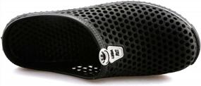 img 2 attached to PHILDA Men's Breathable Outdoor Slippers: Superior Comfort and Style
