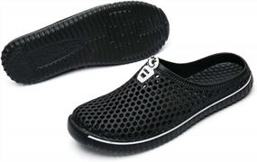 img 3 attached to PHILDA Men's Breathable Outdoor Slippers: Superior Comfort and Style