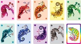 img 1 attached to Unleash Your Inner Chameleon On The Go: Crazy Playing Cards For Endless Fun!