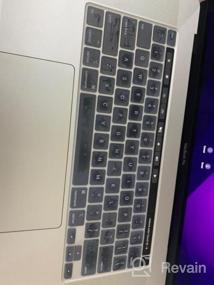 img 6 attached to Чехол Se7Enline для MacBook Pro 16 2021/2020/2019 - сверхтонкий жесткий чехол для A2141 с сенсорной панелью и крышкой для клавиатуры - кристально-черный