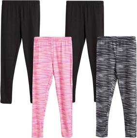 img 4 attached to 👖 Butter Soft Touch Printed Leggings for Girls' Clothing in Active Wear