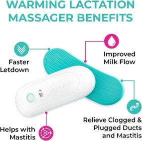 img 3 attached to ✨ Warm and Massage in Style with LaVie Warming Massagers 2-Pack (Pair) and Pump Strap Hands Free Pumping Bra Bundle, Teal