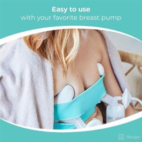 img 2 attached to ✨ Warm and Massage in Style with LaVie Warming Massagers 2-Pack (Pair) and Pump Strap Hands Free Pumping Bra Bundle, Teal