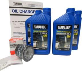 img 2 attached to 🔧 Yamaha Marine OEM Outboard Motor Oil Kit F75 F115 10W-30 - LUB-MRNMD-KT-11-1