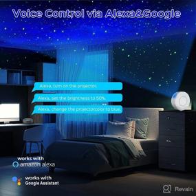 img 2 attached to WiFi Smart Star Projector with 16 Million Colors - GreatPro LED Galaxy Projector, Compatible with Alexa & Google, Timer & Brightness Adjustment, Perfect Room Decor, Birthday Gift, Starry Sky Night Light for Party and Kids