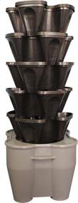 img 3 attached to Stone Recirculating Tower Garden System With 4 Tiers