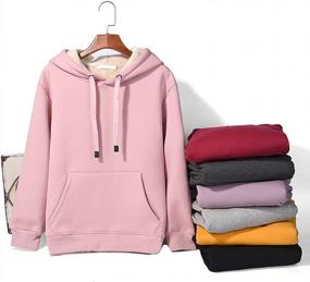 img 1 attached to Women'S Winter Warm Sherpa Fleece Hoodie Pullover - Duyang