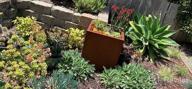 img 1 attached to Corten Steel Cube Planter For Modern Gardens: Get The Veradek Metallic Series review by Amanda Lemons