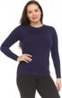 women's long sleeve thermal tops - winter underwear shirts for women by thermajane logo