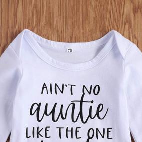 img 1 attached to Camo Baby Boy Clothes Set With Auntie Sayings - Perfect Gift For Your Little Nephew