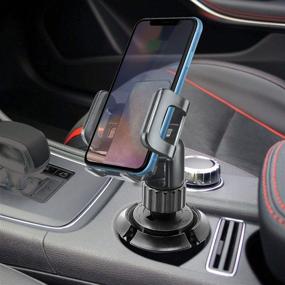 img 3 attached to Universal Cell Phone Mount - Car Cup Holder Phone Holder Mount by Cellet - Enhance Your Car Phone Mounting Experience