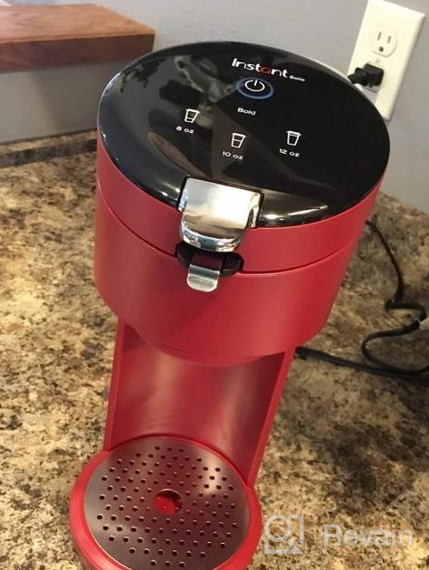 img 1 attached to Instant Solo Single Serve Coffee Maker, From The Makers Of Instant Pot, K-Cup Pod Compatible Coffee Brewer, Includes Reusable Coffee Pod & Bold Setting, Brew 8 To 12Oz., 40Oz. Water Reservoir, White review by Kathy Babson