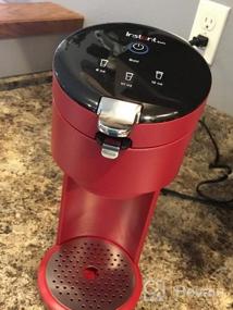 img 8 attached to Instant Solo Single Serve Coffee Maker, From The Makers Of Instant Pot, K-Cup Pod Compatible Coffee Brewer, Includes Reusable Coffee Pod & Bold Setting, Brew 8 To 12Oz., 40Oz. Water Reservoir, White