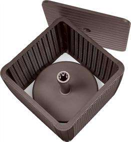 img 2 attached to Multi-Functional Keter Jade Umbrella Base Cover And Patio Side Table - Easy Assembly And Stylish Brown Finish