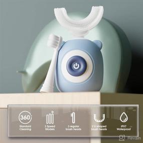 img 3 attached to 🦷 Revolutionary Electric Toothbrush for Toddlers with Automatic Bristles: A Gentle Dental Care Solution