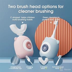 img 2 attached to 🦷 Revolutionary Electric Toothbrush for Toddlers with Automatic Bristles: A Gentle Dental Care Solution