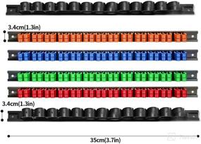 img 3 attached to 🔧 Efficient 3-H Screwdriver Organizer: Wall Mount Tool Holder for Wrench, Plier & Screwdriver Organization