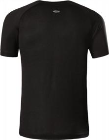 img 2 attached to Jeansian Men'S Quick-Dry Sport T-Shirt For Golf, Tennis, Running - Short Sleeves, Comfortable Fit - LSL133