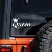 queen styling laptop bumper sticker logo