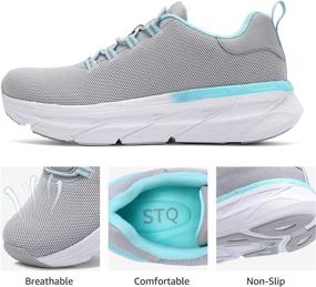 img 2 attached to STQ Walking Breathable Sneakers Comfortable Women's Shoes at Athletic