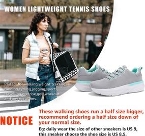 img 3 attached to STQ Walking Breathable Sneakers Comfortable Women's Shoes at Athletic