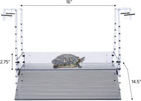 img 2 attached to 🐢 "Дополнительная широкая подвеска для черепах LaBrinx Designs - идеальная платформа для купания и отдыха водных рептилий для обогащения среды обитания