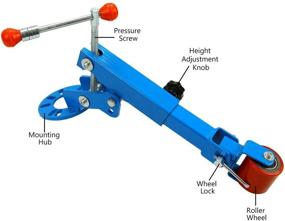 img 3 attached to 🔧 Fender Roller Tool for Automotive Maintenance | Lip Rolling & Wheel Arch Flaring Tool in Blue