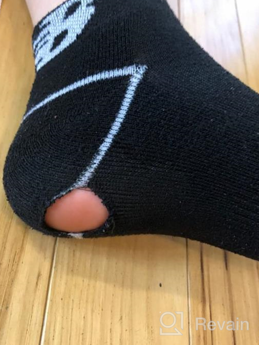 img 1 attached to 🧦 Performance Cushioned Quarter Socks (8 Pack) for New Balance Boys review by Chris Sisley