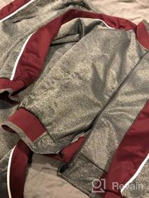 img 5 attached to Men'S Tracksuit Set Full-Zip Sweatshirt Jogger Sweatpants Warm Sports Suit Gym Training Wear