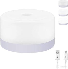 img 4 attached to 🌙 S SELDORAUK Baby Night Light: USB Rechargeable Bedside Lamp for Kids - Touch Control Nursery Lamp for Breastfeeding, Sleeping, and Relaxing (Cool Light)