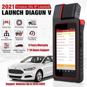 img 2 attached to 🚀 LAUNCH X431 DIAGUN V 2022 Version: BiDirectional Scan Tool with Full System Diagnostics, ECU Coding, Active Testing, 31+ Reset Functions, 2-Year Free Updates + TPMS Tool