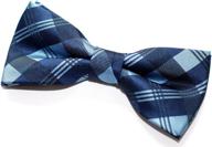 👔 retreez tartan patterns microfiber pre tied men's accessories - top choice for ties, cummerbunds & pocket squares логотип