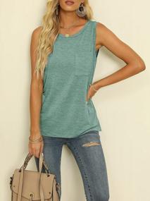 img 2 attached to Women'S Summer Tank Tops: TECREW Sleeveless Crew Neck Casual Basic Blouse