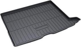 img 4 attached to 🚗 Waterproof Rear Cargo Tray Mat for Mercedes-Benz GLC250/GLC300/GLC350/GLC43 - 2016-2019 Compatible