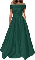 yunuo dresses shoulder evening champagne women's clothing ~ dresses логотип