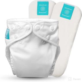img 4 attached to Charlie Banana Reusable Diapers White