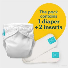 img 3 attached to Charlie Banana Reusable Diapers White