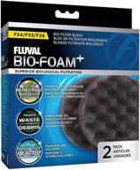 2 piece bio foam fluval aquarium filter logo