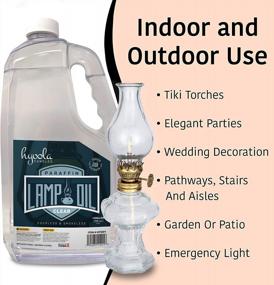 img 3 attached to Hyoola 1 Gallon Ultra Clean Burning Liquid Paraffin Lamp Oil: Indoor & Outdoor Use, Clear, Smokeless, Odorless