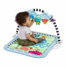 img 1 attached to 3-In-1 Baby Einstein Activity Play Gym & Take-Along Toy Bar - Neptune'S Discovery Reef