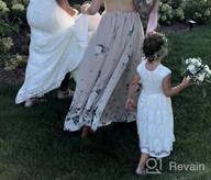 картинка 1 прикреплена к отзыву Пасхальная одежда для девочек, бургундский цвет с цветочным дизайном от IGirlDress от Brittany Williams