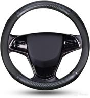 tioneger steering wheel cover breathable interior accessories logo