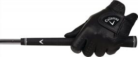 img 2 attached to Мужские кожаные перчатки для гольфа OptiColor от Callaway