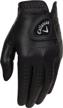 men's opticolor leather golf gloves by callaway logo