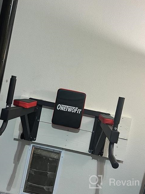 img 1 attached to Get Fit With ONETWOFIT Wall Mounted Pull Up Bar - Multifunctional Strength Training Equipment For Indoor Home Gym Workouts review by John Snook